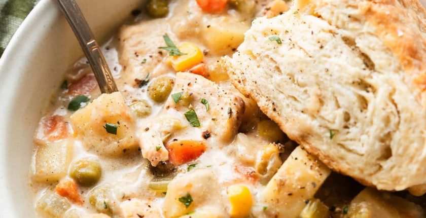 Crockpot Chicken Pot Pie Soup 5
